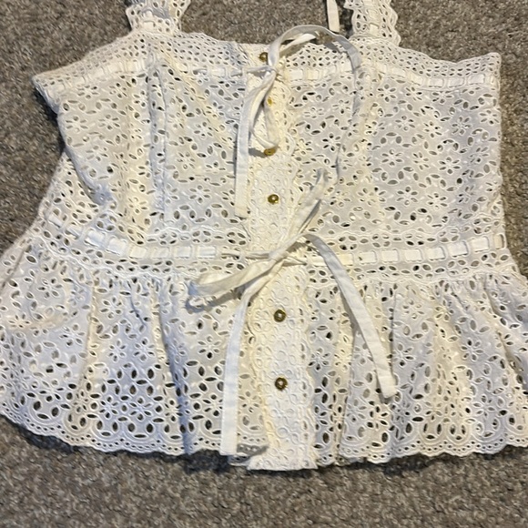 Ulla Johnson Tallis top in white EUC!! - Picture 3 of 6
